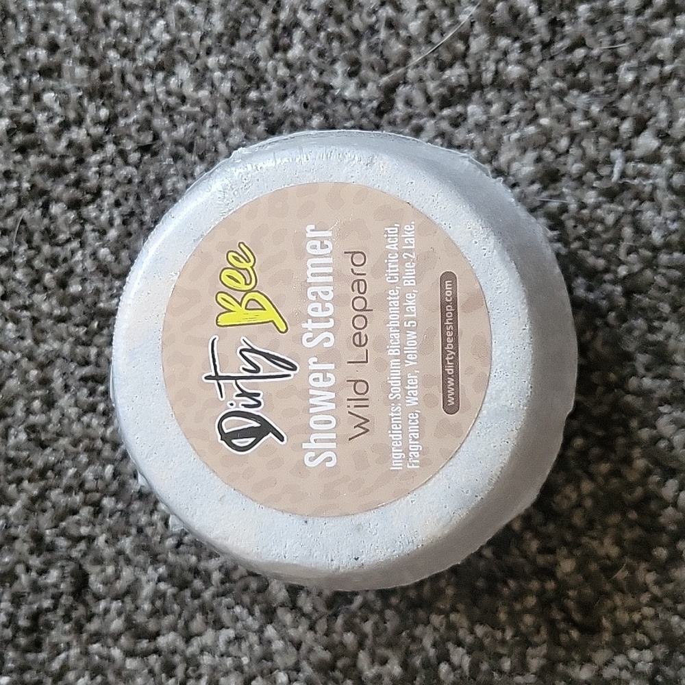 NEW Dirty Bee Shower Steamer - Wild Leopard